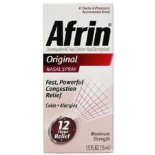 AFRIN NASAL DECONGESTANT SPRAY COUNT 1 NASAL SPRAY INHALER GRAB VARIETIES FLAVORS