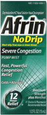 AFRIN NO DRIP SEVERE CONGESTION PUMP MIST 15 ML PACK OF 6 FOR FAST RELIEF