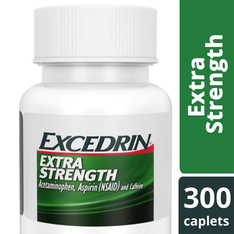 EXCEDRIN EXTRA STRENGTH CAPLETS 300 COUNT HEADACHE RELIEF