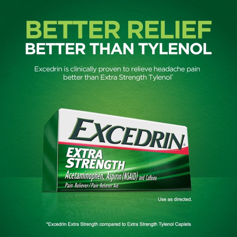 EXCEDRIN EXTRA STRENGTH CAPLETS 300 COUNT HEADACHE RELIEF