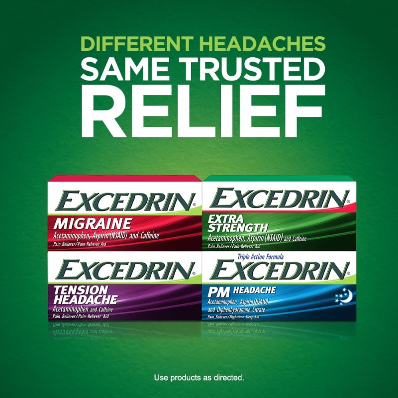 EXCEDRIN EXTRA STRENGTH CAPLETS 300 COUNT HEADACHE RELIEF