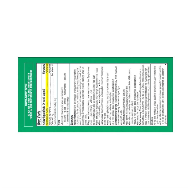 EXCEDRIN EXTRA STRENGTH CAPLETS 300 COUNT HEADACHE RELIEF