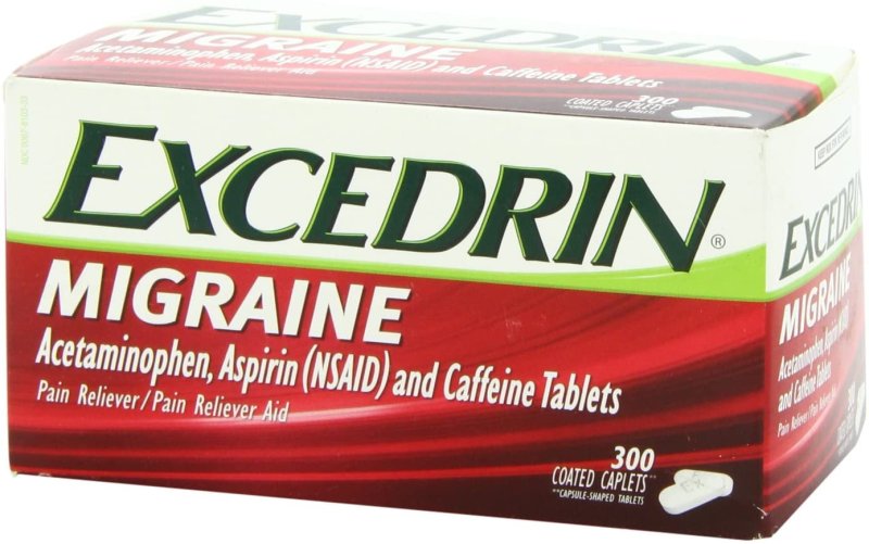 EXCEDRIN MIGRAINE COATED CAPLETS 300 CT. FOR FAST PAIN RELIEF