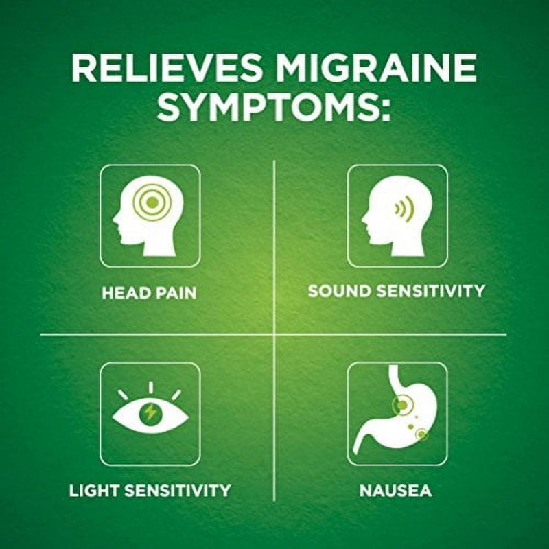 EXCEDRIN MIGRAINE PAIN RELIEF 24 COUNT CAPLETS FOR FAST RELIEF