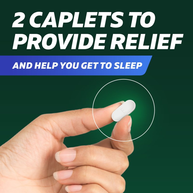 EXCEDRIN PM HEADACHE MEDICINE SLEEP AID ACETAMINOPHEN ASPIRIN CAPLETS 24 COUNT