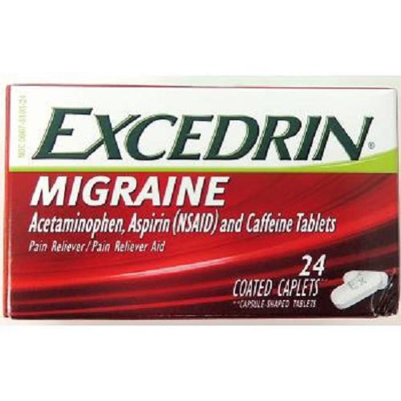 EXCEDRIN MIGRAINE ASPIRIN PAIN RELIEVER CAPLETS COUNT 1 HEADACHE PAIN RELIEF GRAB VARIETIES FLAVORS