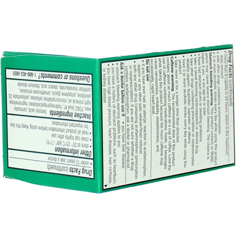 EXCEDRIN EXTRA STRENGTH PAIN RELIEVER AID CAPLETS 24 CT PACK OF 1 FOR FAST RELIEF