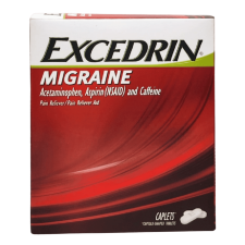 EXCEDRIN MIGRAINE CAPLETS 25 PACKETS 2 DISPLAY BOX