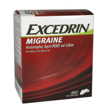 EXCEDRIN MIGRAINE CAPLETS 2 PACK X 25, 50 TABLETS TOTAL COUNT FOR FAST RELIEF