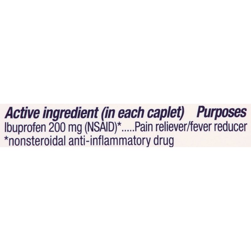 MOTRIN IB IBUPROFEN 200MG TABLETS PAIN FEVER RELIEF 50 COUNT