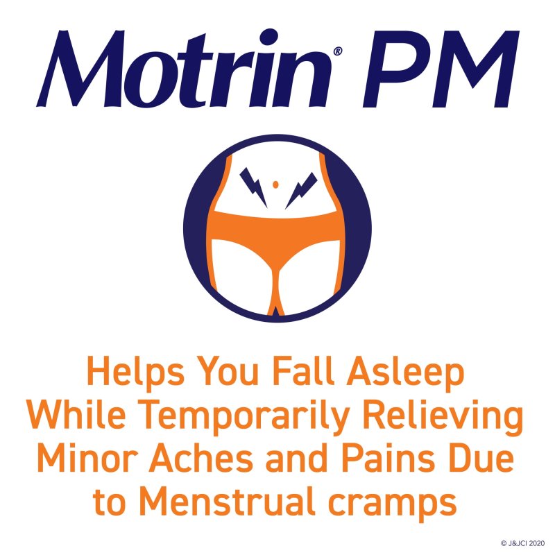 MOTRIN PM CAPLETS 200 MG IBUPROFEN 38 MG SLEEP AID BULK 80 CT