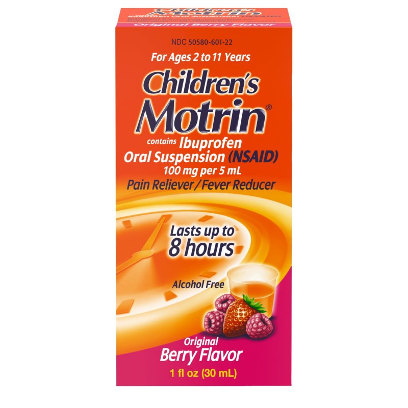 MOTRIN BERRY FLAVORED IBUPROFEN MEDICINE 4 FL. OZ KIDS