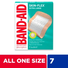 BAND-AID SKIN FLEX ADHESIVE BANDAGES EXTRA LARGE 7 CT
