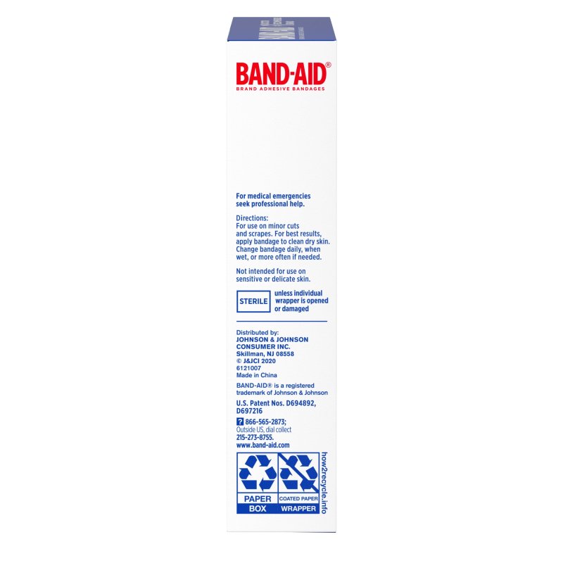 BAND-AID BRAND TOUGH STRIPS ADHESIVE WOUND BANDAGE EXTRA LARGE 10 CT PACK OF 3