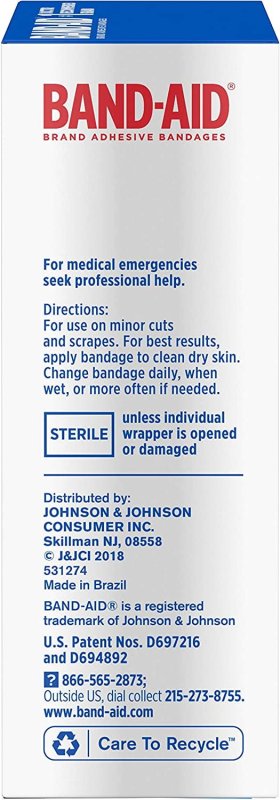 BAND-AID ADHESIVE CLEAR SPOTS BANDAGES 50 COUNT EACH SIZE ALL ONE