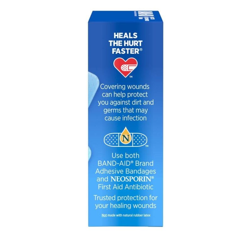 BAND-AID ADHESIVE CLEAR SPOTS BANDAGES 50 COUNT EACH SIZE ALL ONE