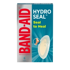 BAND AID BRAND HYDRO SEAL HYDROCOLLOID GEL HEEL BANDAGES 6 COUNT