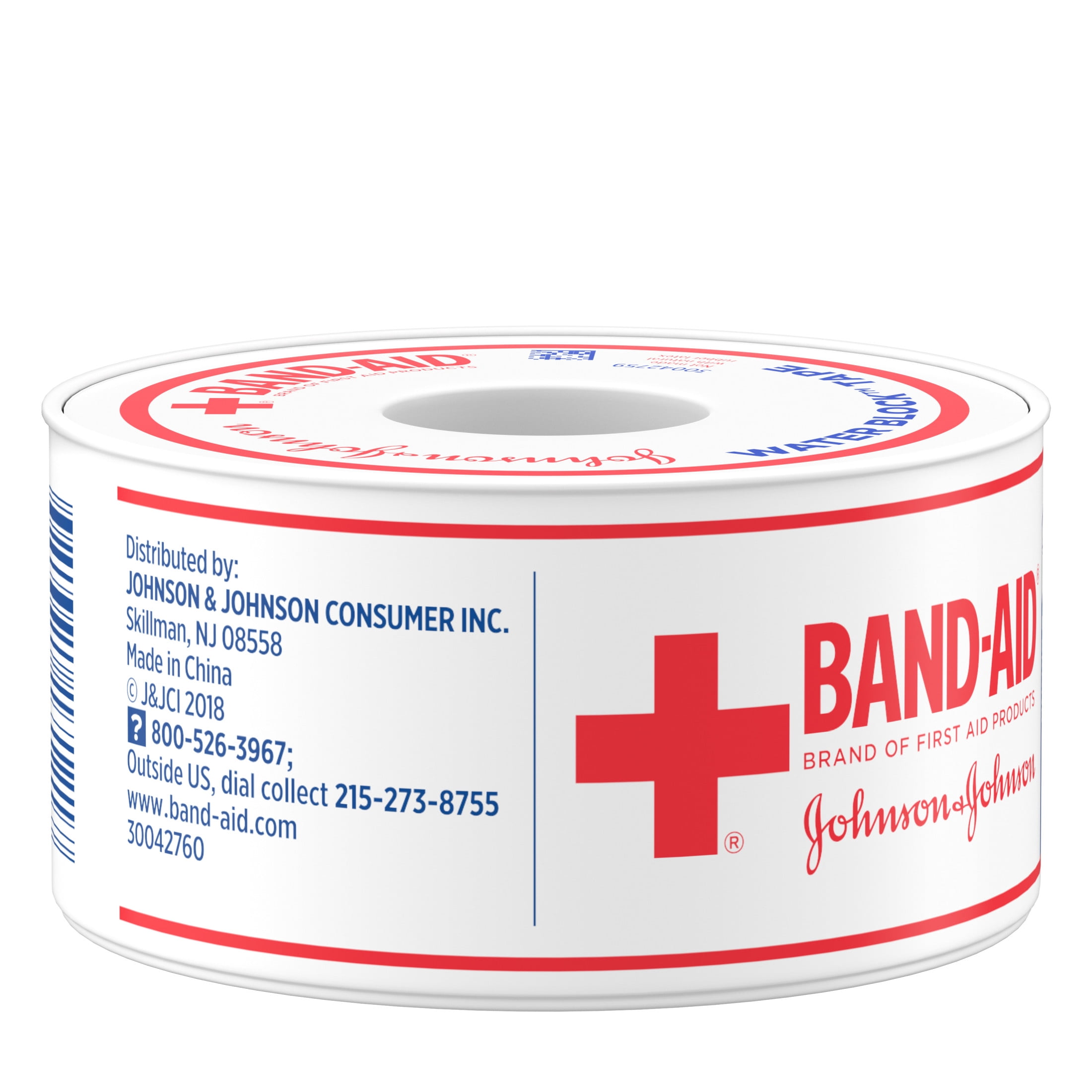 BAND-AID BRAND WATERPROOF ADHESIVE TAPE ROLL 1 IN X 10 YD