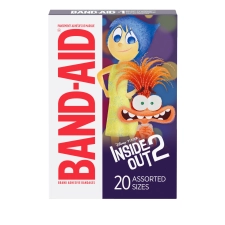 BAND-AID BRAND ADHESIVE BANDAGES PIXAR INSIDE OUT ASSORTED 20 CT