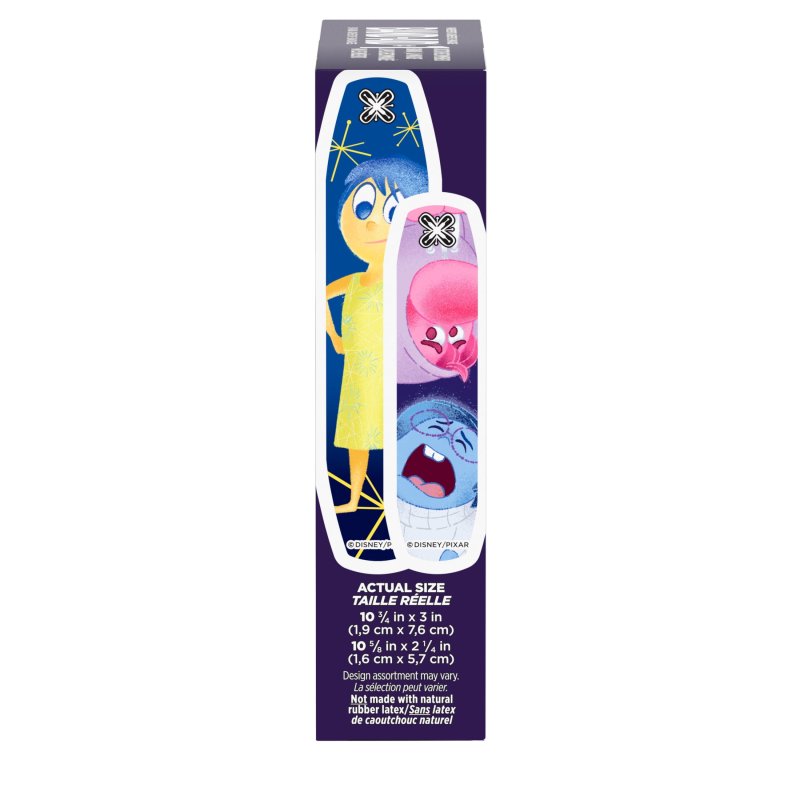BAND-AID BRAND ADHESIVE BANDAGES PIXAR INSIDE OUT ASSORTED 20 CT