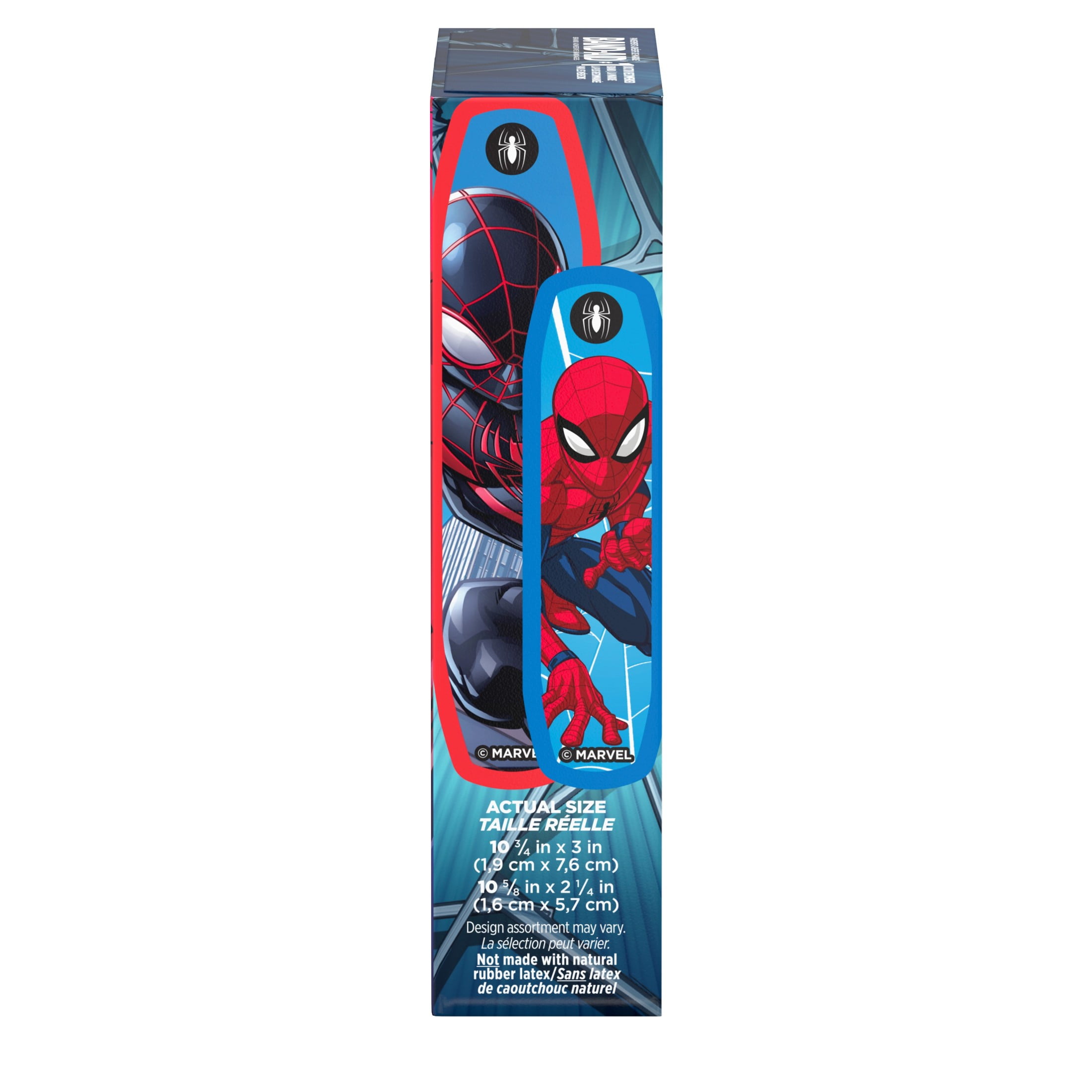 BAND-AID MARVEL SPIDERMAN BAND-AID ADHESIVE BANDAGES ASSORTED SIZES 20 CT