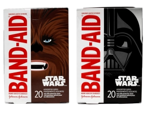BAND-AID ADHESIVE STAR WARS CHARACTERS BANDAGES ASSORTED SIZES 20 CT PACK OF 2
