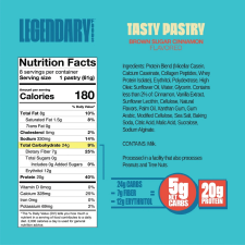 LEGENDARY FOODS TASTY PASTRY CAKE STYLE PACK OF 10