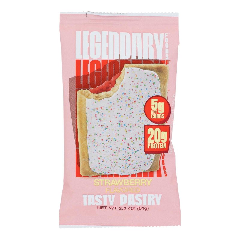 LEGENDARY FOODS STRAWBERRY PROTEIN PASTRY 2.2 OZ PACK