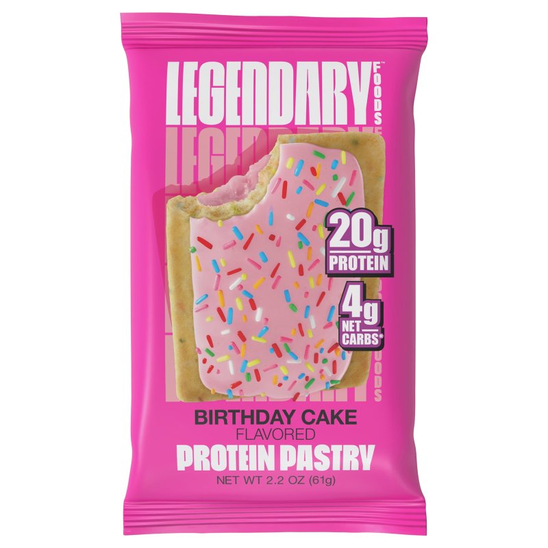 LEGENDARY FOODS TSTR PASTRY BIRTHDAY CAKE CASE OF 10 2.2 OZ