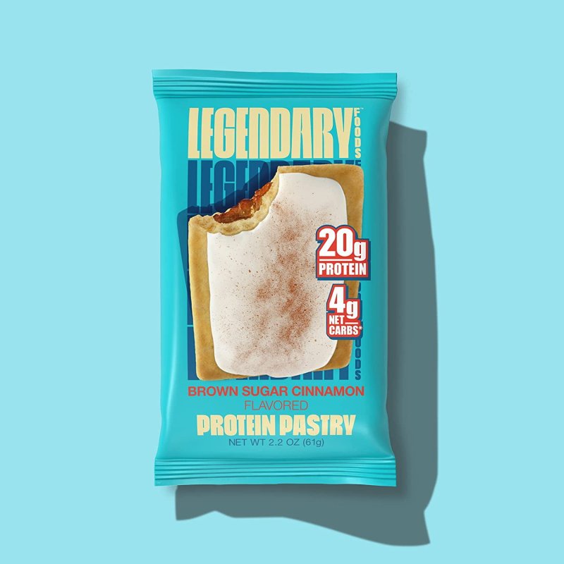 LEGENDARY CINNAMON PROTEIN PASTY LOW CARB SNACK PACK TO GO 8 CT