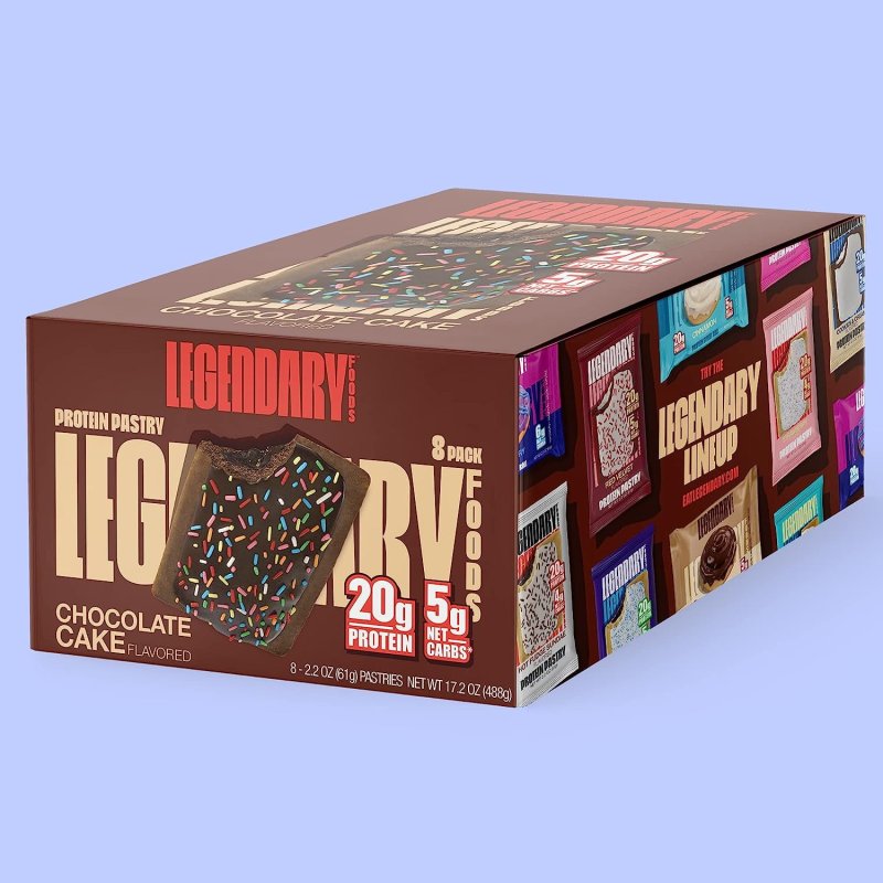 LEGENDARY FOOD CHOCOLATE PROTEIN PASTRY LOW CARB SNACK PACK TO GO 8 COUNT