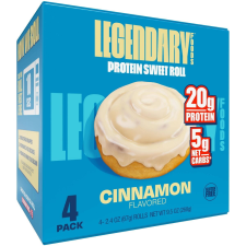 LEGENDARY FOODS GLUTEN FREE KETO FRIENDLY PROTEIN SWEET ROLL CINNAMON 9.5OZ 4CT