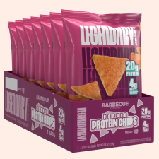 LEGENDARY FOODS POPPED PROTEIN CHIPS BARBECUE FLAVOR 7 BAGS