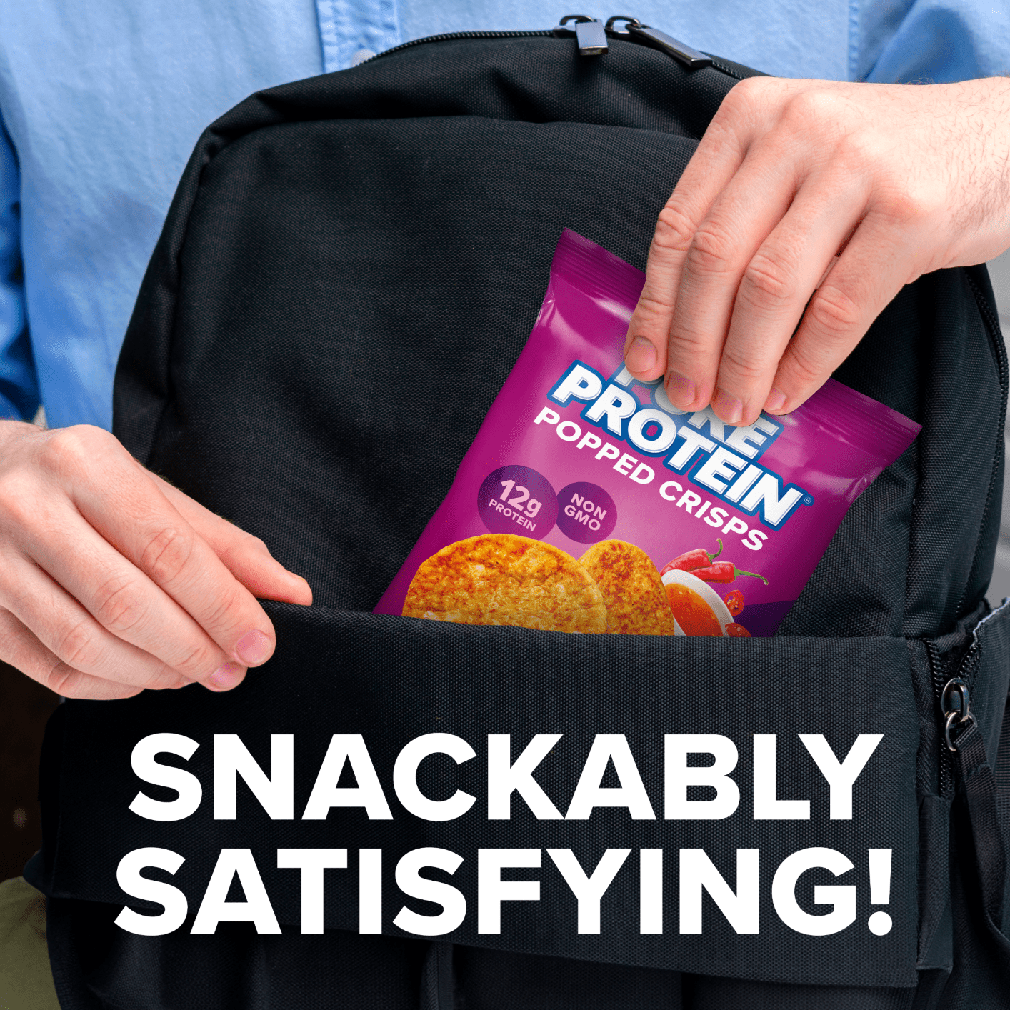 PURE PROTEIN POPPED CRISPS SWEET CHILI 2 PACK