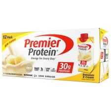 PREMIER PROTEIN SHAKE BANANAS CREAM 11 FL OZ 12 CT AMERIKASEPETIM FAST SHIPPING