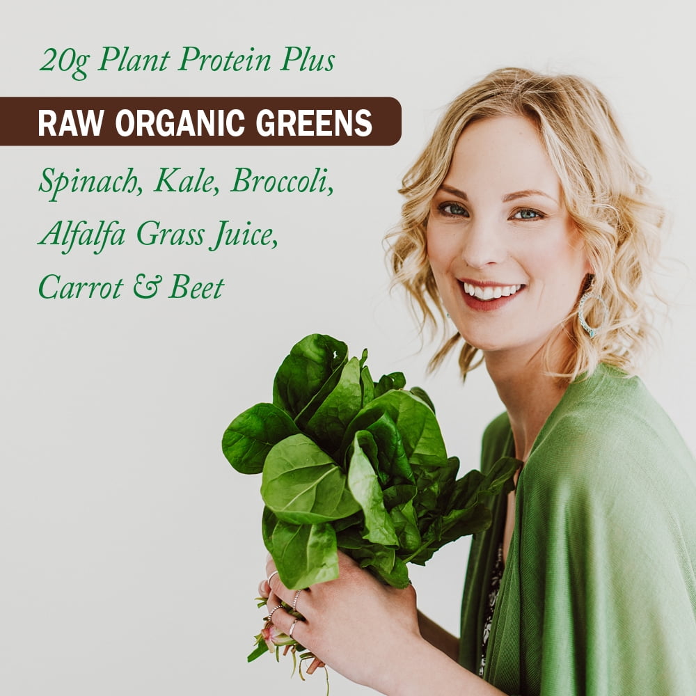GARDEN OF LIFE RAW PROTEIN GREENS CHOCOLATE 20G PROTEIN 1.4LB 22.0OZ