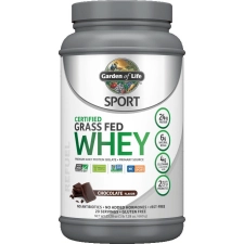 GARDEN OF LIFE SPORT GRASS FED WHEY PROTEIN CHOCOLATE POWDER 23.28 OZ