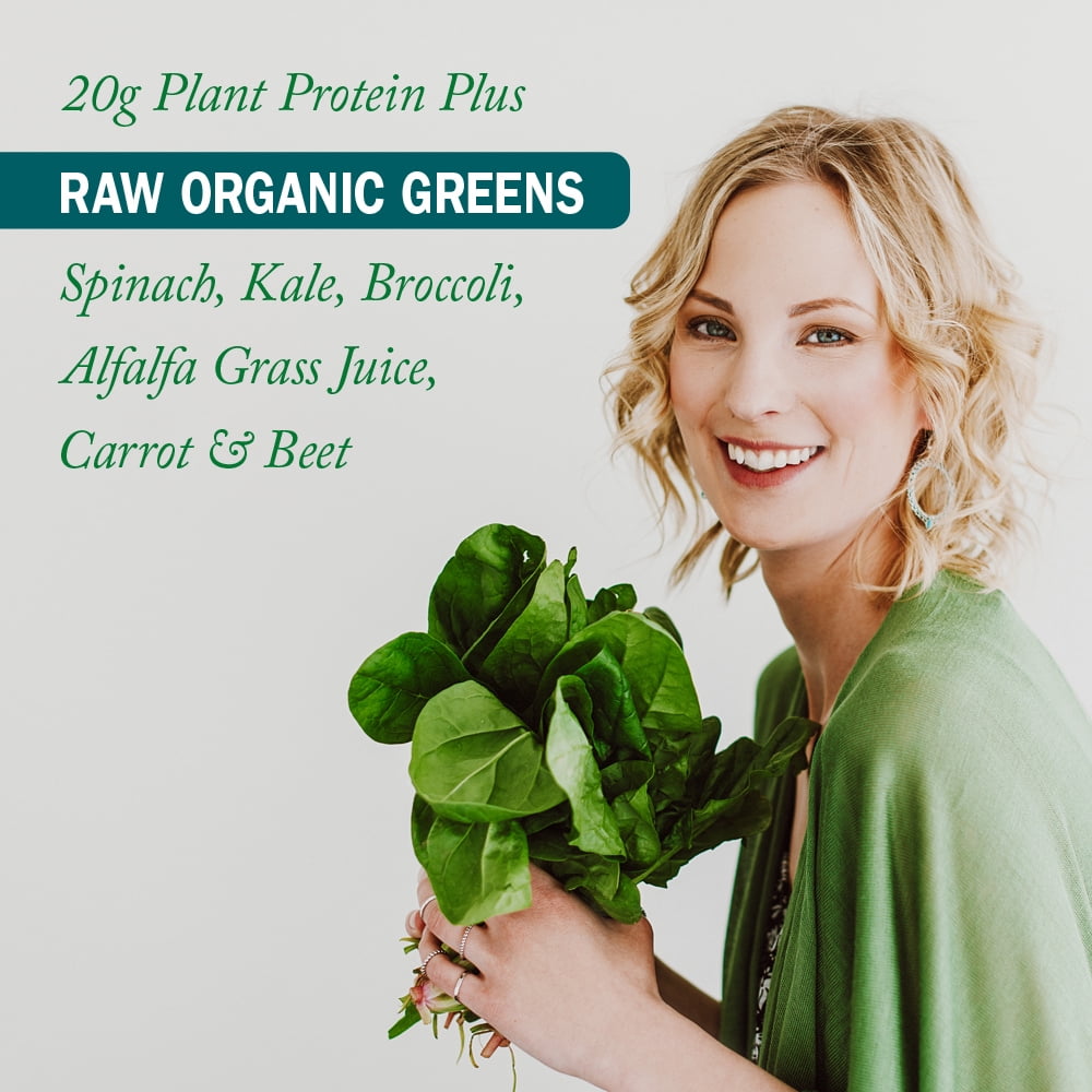 GARDEN OF LIFE RAW PROTEIN GREENS POWDER LIGHTLY SWEET 20G PROTEIN 1.4LB 23.0OZ"