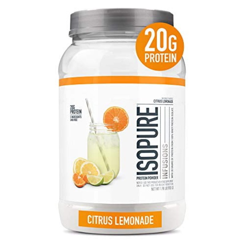ISOPURE INFUSIONS 100% WHEY PROTEIN ISOLATE 20G POWDER CITRUS LEMONADE 1.98LB 36 SERVINGS
