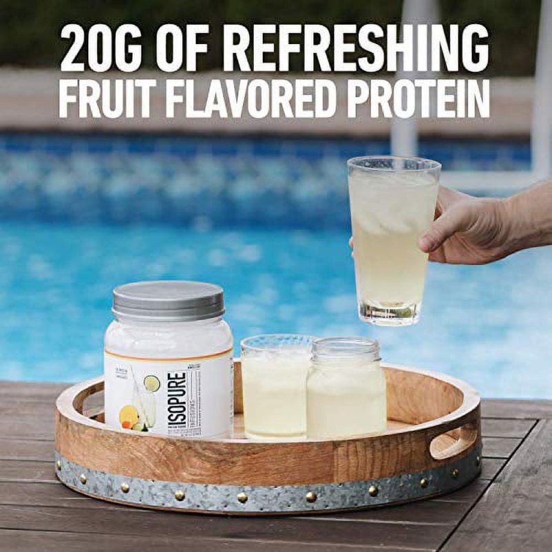 ISOPURE INFUSIONS 100% WHEY PROTEIN ISOLATE 20G POWDER CITRUS LEMONADE 1.98LB 36 SERVINGS