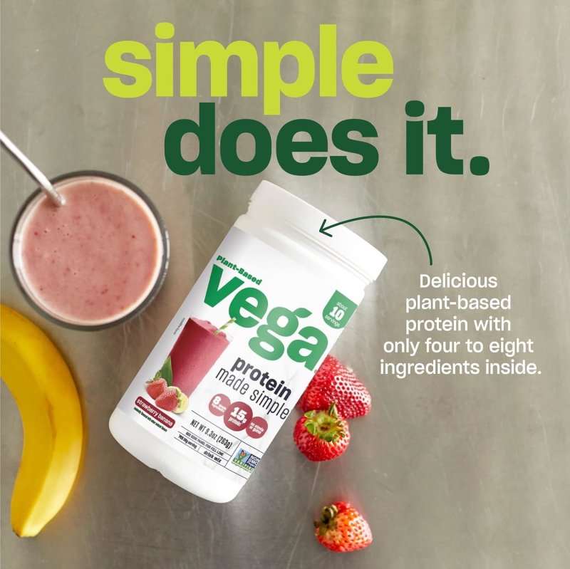 VEGA VANILLA PROTEIN MADE SIMPLE 9.2OZ