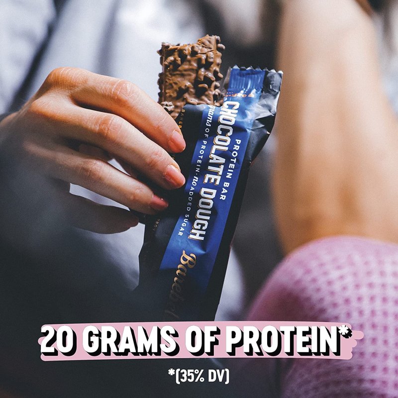 BAREBELLS CHOCOLATE DOUGH PROTEIN BAR BOX OF 12 BARS - 1.94 OZ EACH