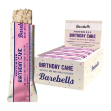 BAREBELLS BIRTHDAY CAKE PROTEIN BAR 12 BARS FOR HEALTHY SNACKING AND ENERGY BOOST