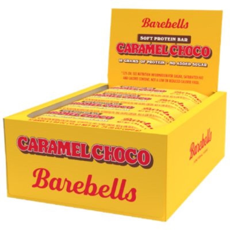 BAREBELLS CARAMEL CHOCOLATE PROTEIN BAR PACK OF 12