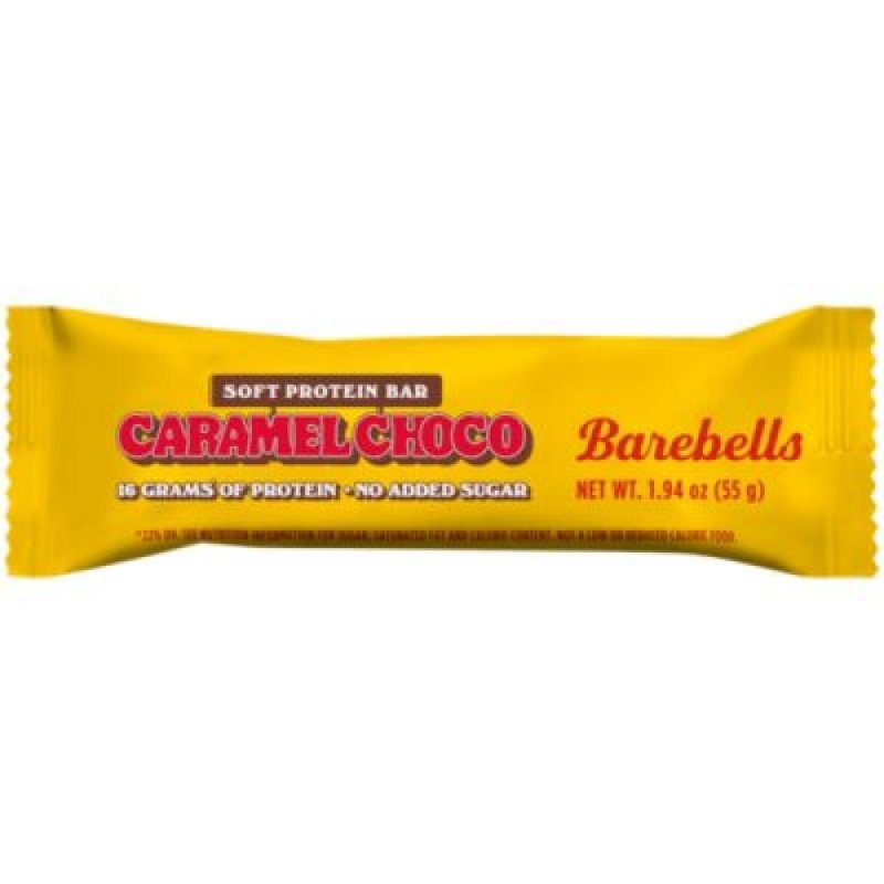 BAREBELLS CARAMEL CHOCOLATE PROTEIN BAR PACK OF 12