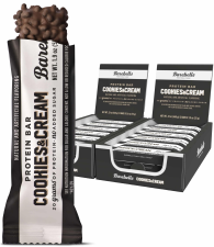 BAREBELLS HIGH PROTEIN BARS 20G COOKIES & CREAM 1.9OZ 24 COUNT