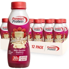 PREMIER PROTEIN WHITE CHOCOLATE RASPBERRY INDULGENCE SHAKE 30G PROTEIN 11.5 FL OZ 12 CT