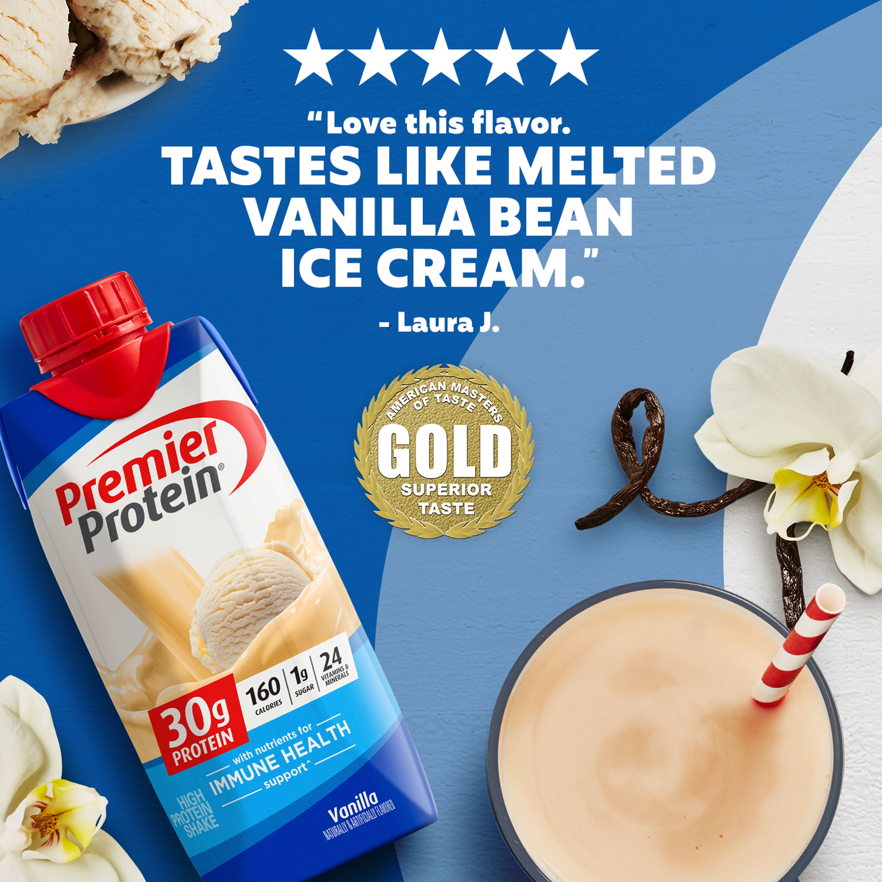 PREMIER VANILLA PROTEIN SHAKE 30G PROTEIN 11 FL OZ 12 PACK