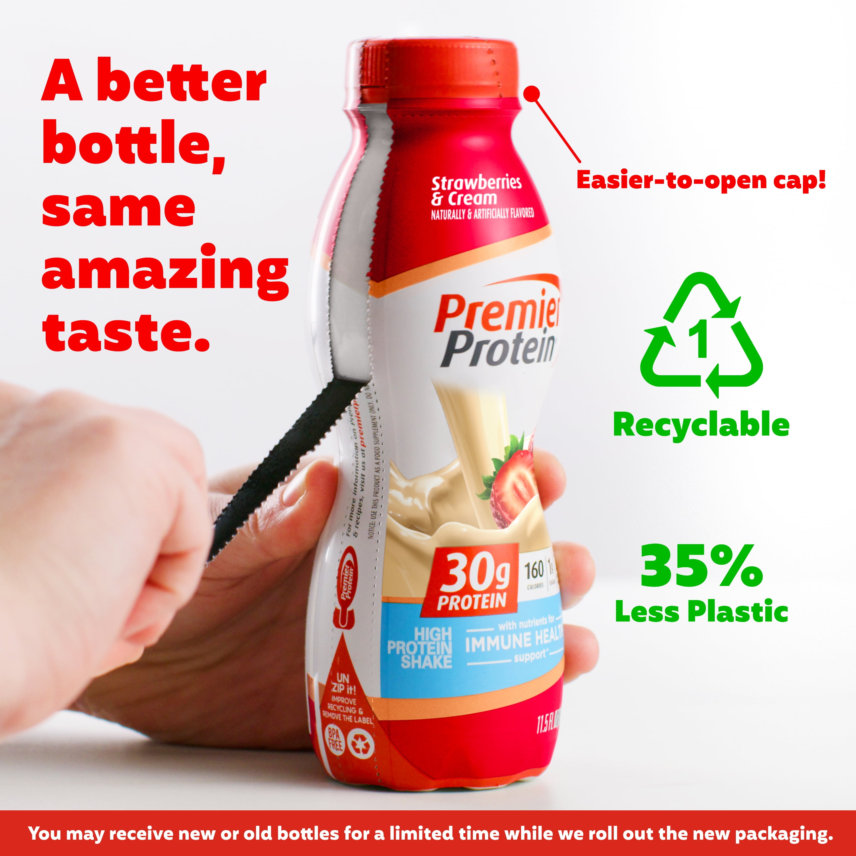 PREMIER PROTEIN SHAKE STRAWBERRIES CREAM 30G PROTEIN 115 FL OZ 12 CT