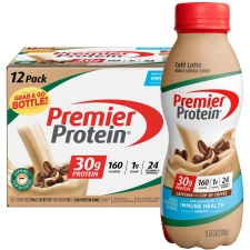 PREMIER PROTEIN SHAKE CAFé LATTE 30G PROTEIN 115 FL OZ 12 CT